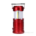 Camping Light Portable Lantern com holofotes de LED